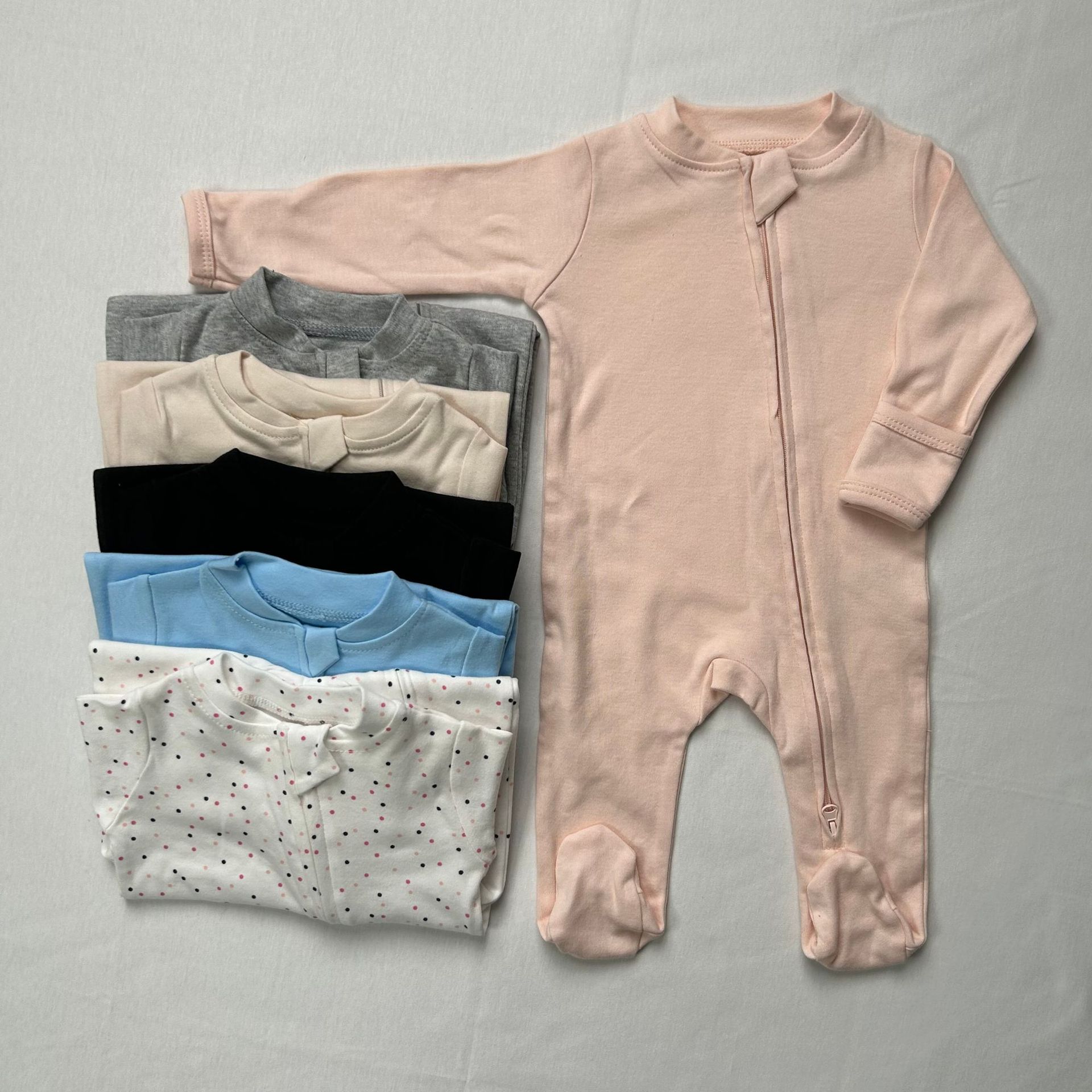 Cotton Baby Onesies Zipper - Uniwersalny kombinezon dla niemowląt w kształcie