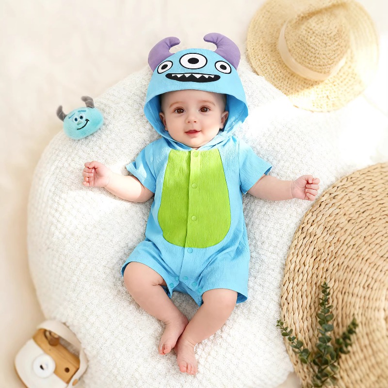 Niebieski kombinezon dla nowor – Cotton Baby Onesies Zipper recenzja i cena