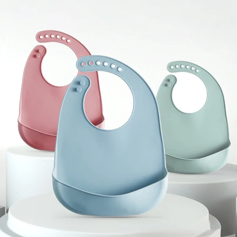 1/2 szt. Śliniak dla niemowląt – Waterproof Baby Bibs Silicone recenzja i cena