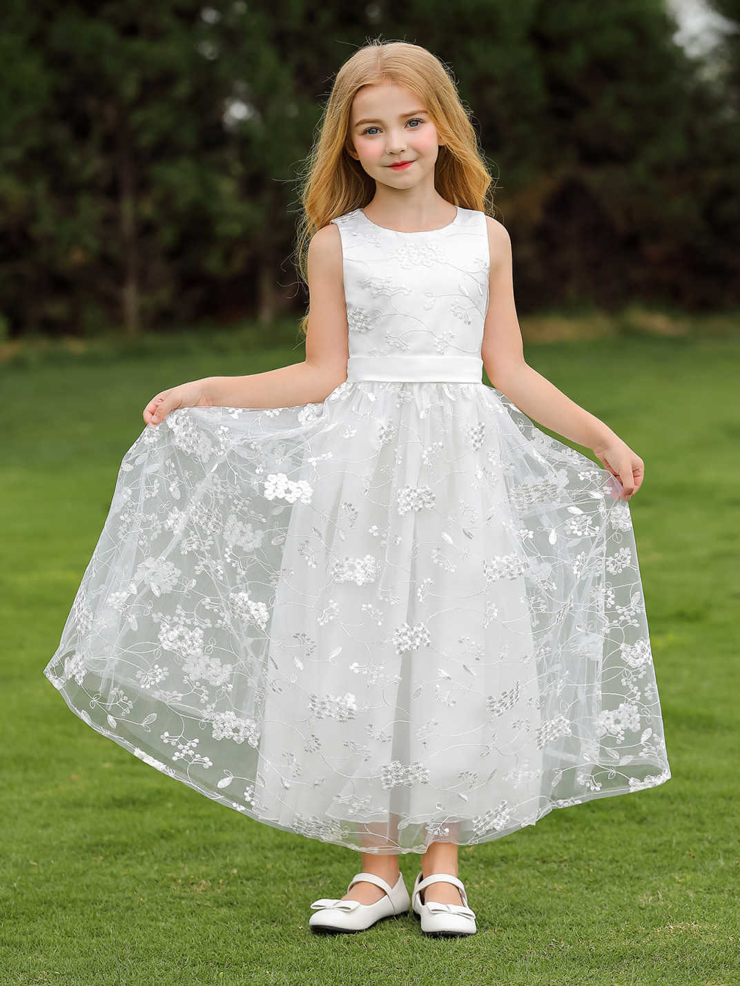 Luksusowa sukienka wieczorowa  – Toddler Girl Tulle Party Dress recenzja i cena