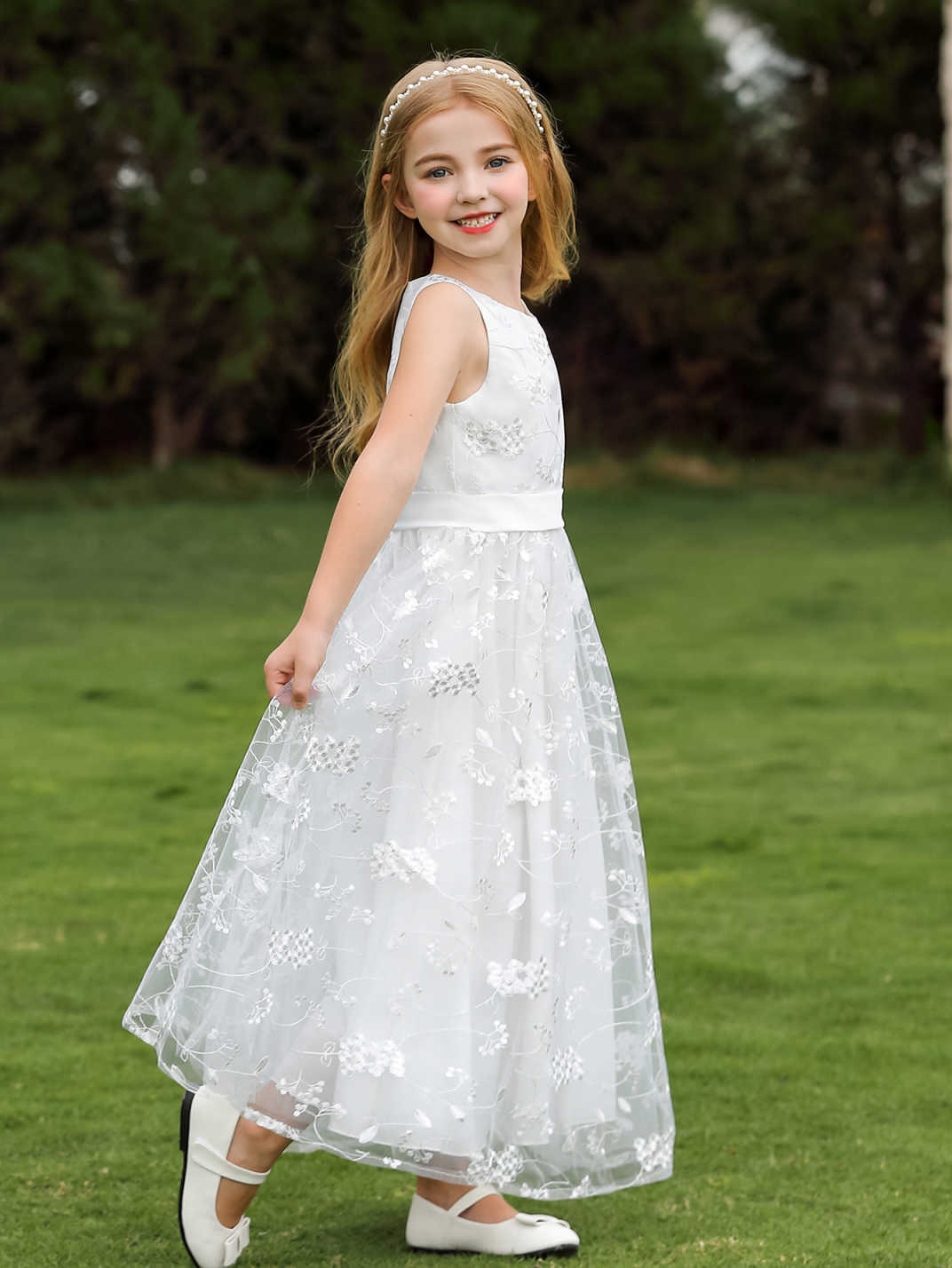 Luksusowa sukienka wieczorowa  – Toddler Girl Tulle Party Dress recenzja i cena