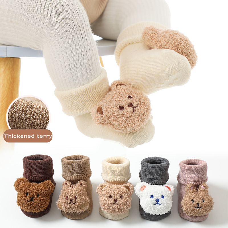 Grube skarpetki dla niemowląt  – Unisex Baby Socks Non Slip recenzja i cena