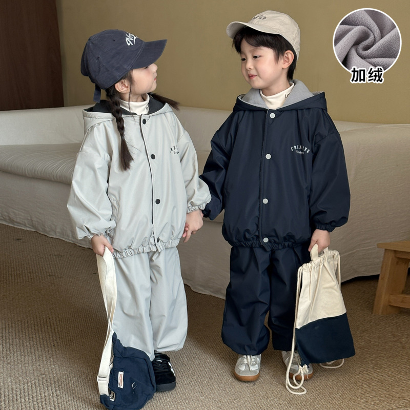 Dwuczęściowy zestaw dla chłopc – Toddler Boy Winter Fleece Jacket recenzja i cena