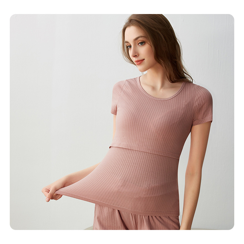Letnia piżama ciążowa z miękki – Maternity Wear recenzja i cena