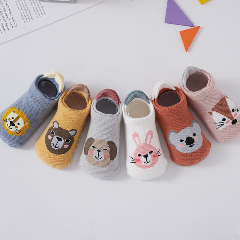 6 par/partia noworodka skarpet – Unisex Baby Socks Non Slip recenzja i cena