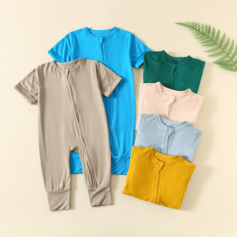 Somenie, ubranko w stylu INS,  – Cotton Baby Onesies Zipper recenzja i cena