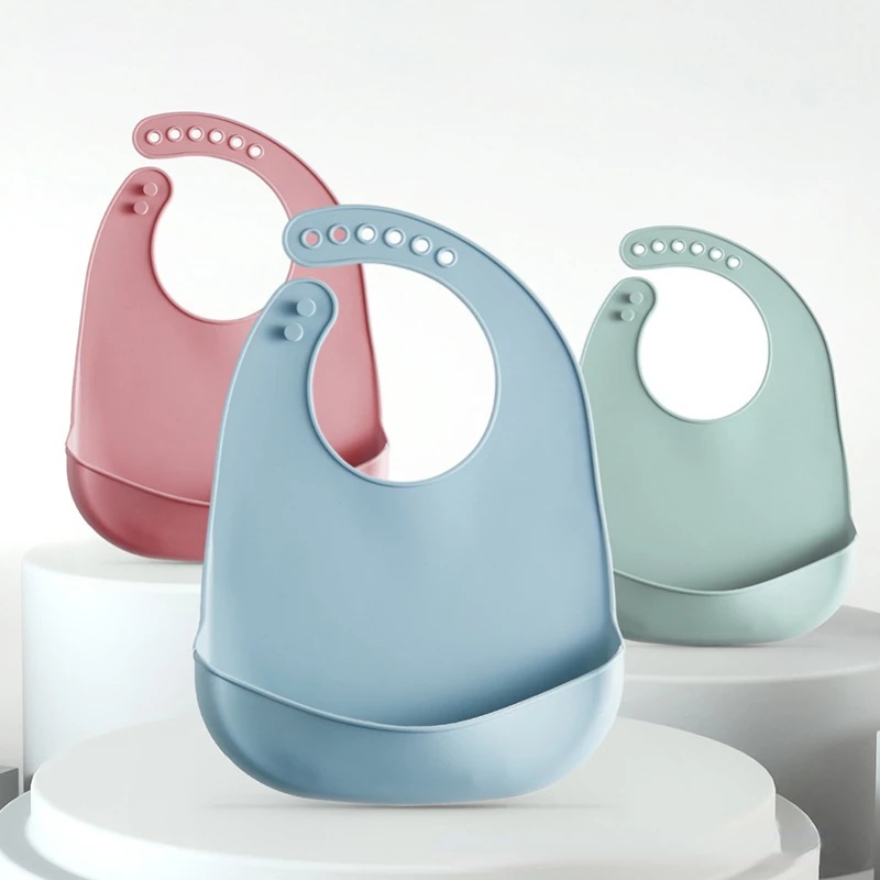 1-5 szt. Silikonowe śliniaki d – Waterproof Baby Bibs Silicone recenzja i cena