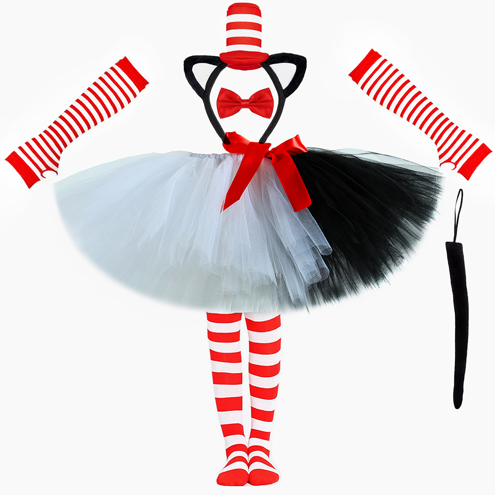 Czarno-biała spódniczka tutu d – Toddler Girl Tulle Party Dress recenzja i cena