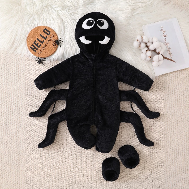 Czarny pajacyk dla noworodka w – Cotton Baby Onesies Zipper recenzja i cena